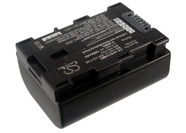 Батерия за камера JVC VG114 MC Li-Ion 3.7V 1200mAh Cameron Sino 2