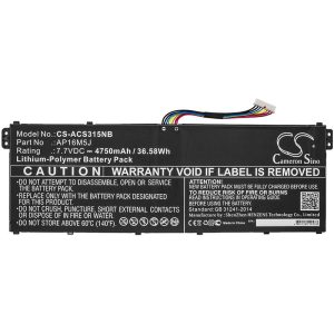 Батерия  за лаптоп ACER AP16M5J  Aspire 3 A315-21 LIPo 7,7v 4750mA Cameron Sino 1