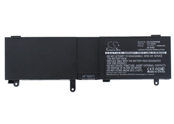 Батерия за лаптоп ASUS C41-N550 N550 LiPo 15V 4000mAh Cameron Sino 1