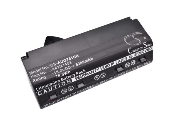 Батерия за лаптоп ASUS G751J A42NI403 15V 5200mAh CAMERON SINO 1