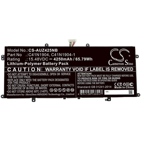 Батерия за лаптоп ASUS ZenBook 13 UX325EA-AH77 C41N1904 LiPo 15,48 V 4250mAh CAMERON SINO 1