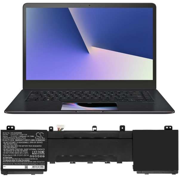 Батерия за лаптоп ASUS ZenBook Pro 15 UX550GD  C41N1728 LiPo 15,4 V 4400mAh  CAMERON SINO 2