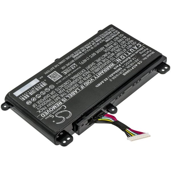 Батерия  за лаптоп  CAMERON SINO AS15B3N, за Acer Predator 15 G9-591, G9-592, G9-593, 17, G9-791, G9-792, G9-793, 17X, GX-791, GX-792, 21X, 14.4V, 5800mAh 3