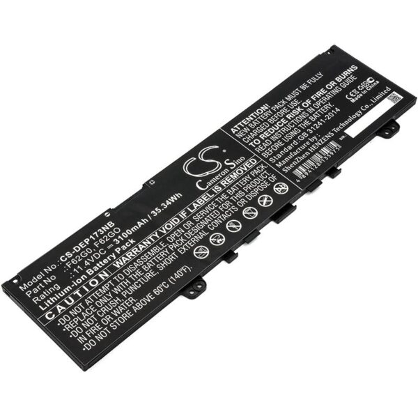 Батерия за лаптоп DELL Inspiron 7373 Inspiron 13 7000 F62G0 11,4V 3100mAh CAMERON SINO 1