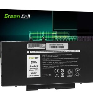 Батерия за лаптоп Dell Latitude 5400 5410 5500 5510 Precision 3540 3550 4GVMP 7,4V 8000mAh GREEN CELL 1