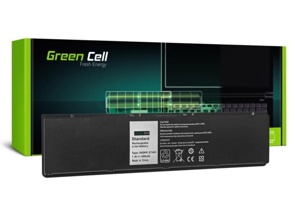 Батерия за лаптоп  DELL Latitude E7440 E7450  34GKR 3RNFD PFXCR  7,2V 4500mAh GREEN CELL 1