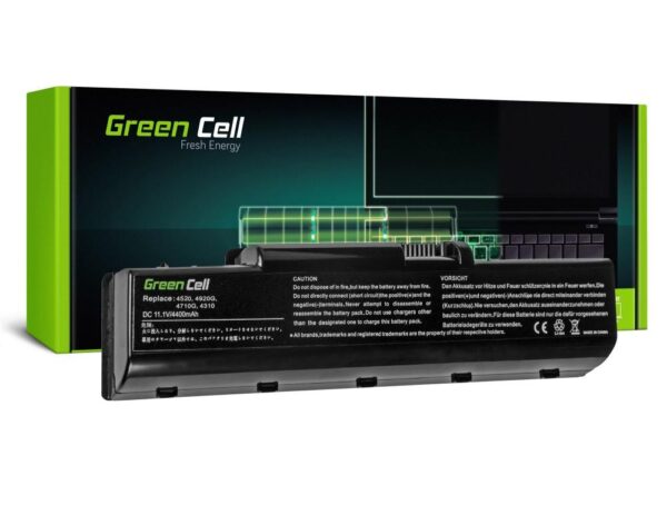 Батерия за лаптоп GREEN CELL, Acer Aspire 4310/4520/4710/4920/4930G AS07A41/ASO7A42, 11.1V, 4400mAh 1