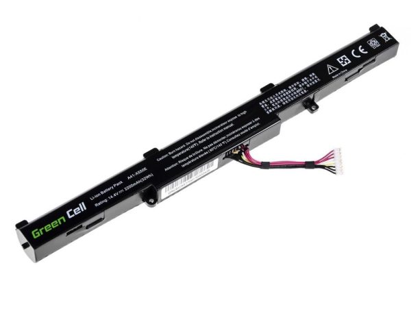 Батерия  за лаптоп GREEN CELL, Asus A41-X550E F550 F750 K550 K750 R510 R750 X550 X750, 14.4V, 2200mAh 2
