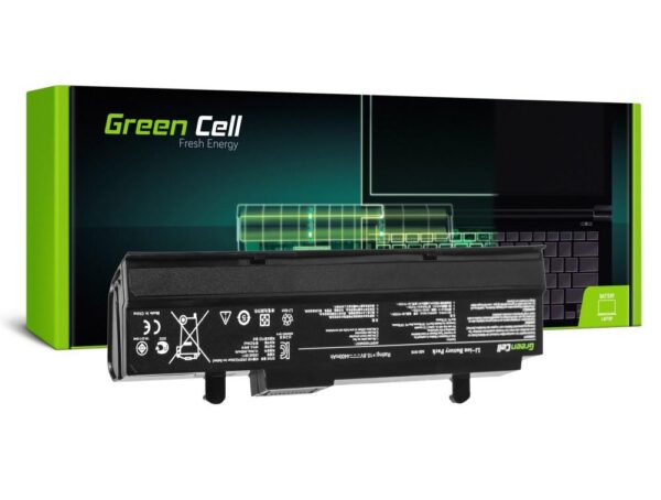 Батерия  за лаптоп GREEN CELL, Asus Eee-PC 1015 1215 1215N 1215B, 11.1V, 4400mAh, Черен 1