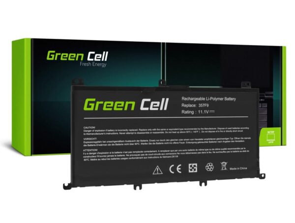 Батерия за лаптоп GREEN CELL, Dell Inspiron 15 5576 5577 7557 7559 7566 7567 357F9 11.1V 4200mAh 1