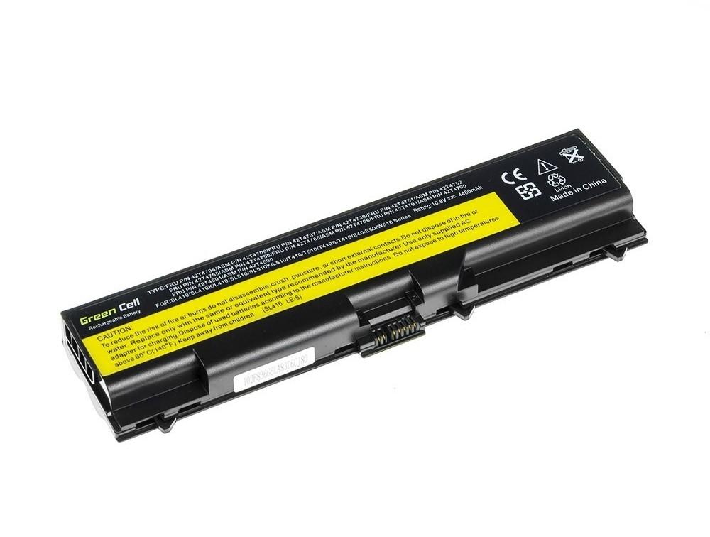 Батерия за лаптоп GREEN CELL, IBM Lenovo ThinkPad T410 T420 T510 T520 W510 Edge 14 15 E525, 10.8V, 4400mAh 2