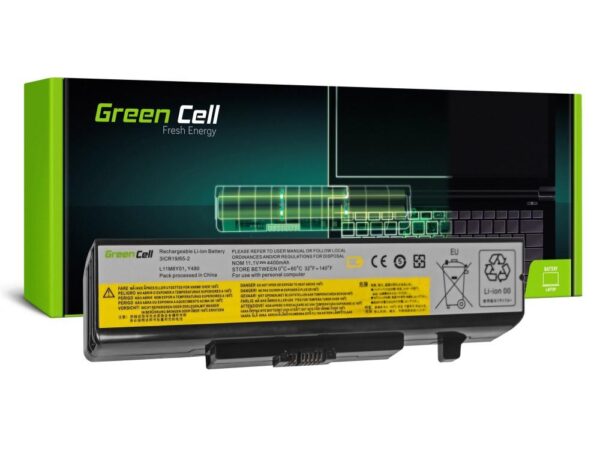 Батерия за лаптоп GREEN CELL, Lenovo Y480 V480 Y580 G500 G505 G510 G580 G585 G700 IdeaPad Z580 P580, 11.1V, 4400mAh 1