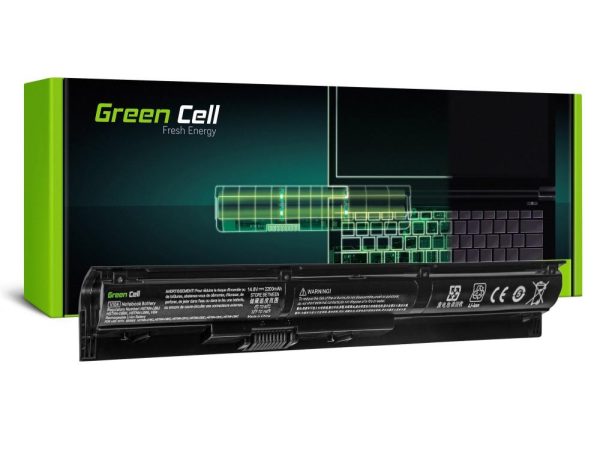 Батерия за лаптоп GREEN CELL, VI04 HSTNN-LB6J for HP Pavilion 14 15 17 and HP Envy 14 15 17, 14.4V, 2200mAh 2