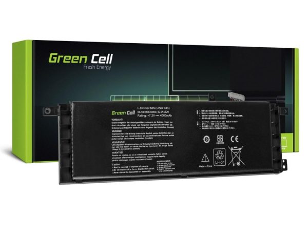 Батерия за лаптоп GREEN CELLAsus X553, X553M, F553, F553M, 7.2V, 3800mAh 1