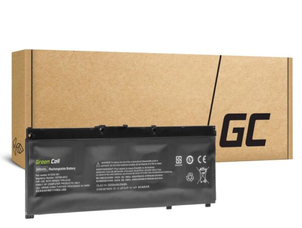 Батерия за лаптоп HP Omen 15-ce000ng; Pavilion 15-CE015DX SR04XL LiPo 15,4V 3500mAh GREEN CELL 1