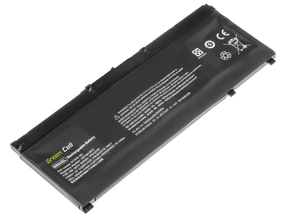 Батерия за лаптоп HP Omen 15-ce000ng; Pavilion 15-CE015DX SR04XL LiPo 15,4V 3500mAh GREEN CELL 2