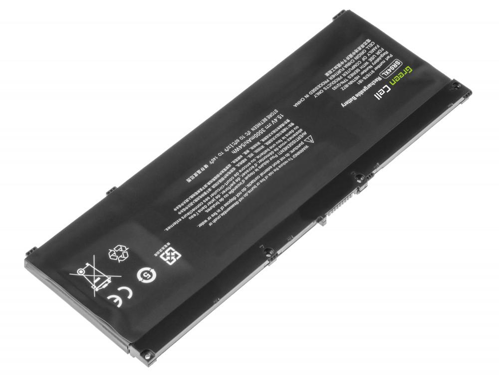 Батерия за лаптоп HP Omen 15-ce000ng; Pavilion 15-CE015DX SR04XL LiPo 15,4V 3500mAh GREEN CELL 3