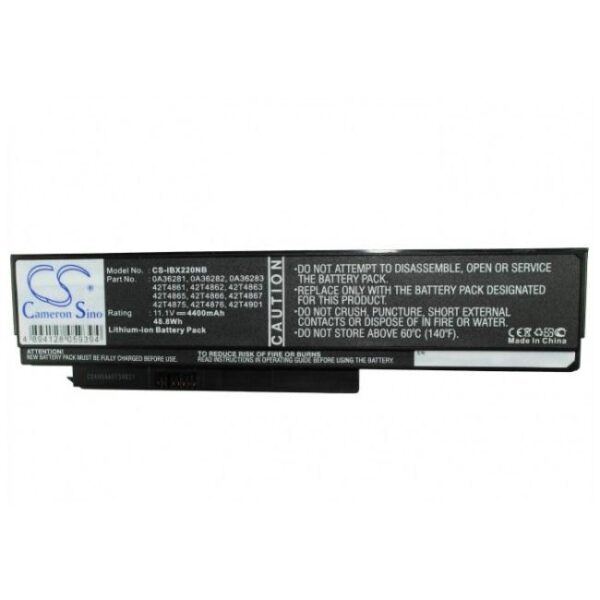 Батерия за лаптоп LENOVO Thinkpad X220, X230 42T4862 11,1V 4400mAh CAMERON SINO 1