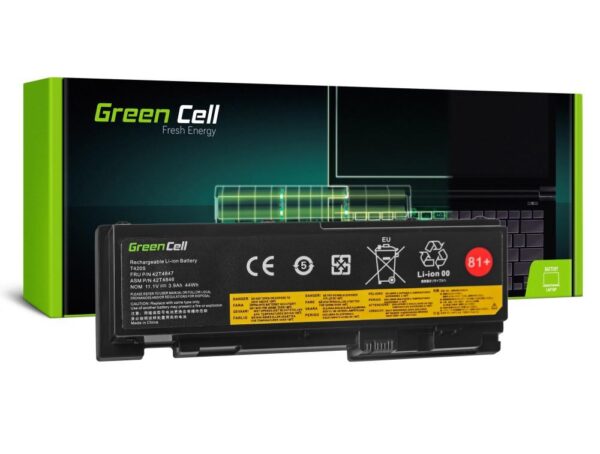 Батерия за лаптопh GREEN CELL, Lenovo ThinkPad T420s T420si T430s 42T4846, 11.1V, 3600mA 1