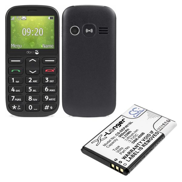 Батерия за мобилен телефон   DORO 1350, 1361, 6520, 6530, Primo 805  DBP-800B  LiIon 3,7V 900mAh CAMERON SINO 2