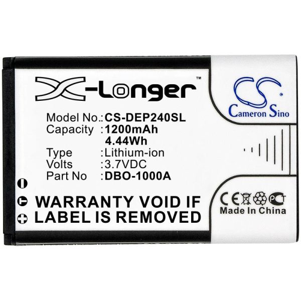 Батерия за мобилен телефон  DORO 6821,  6881, 1370, 6060  380147 LiIon 3,7V 1200mAh CAMERON SINO 3