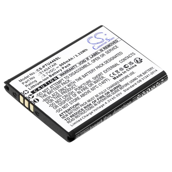 Батерия за мобилен телефон   PANASONIC KX-TU446, KX-TU456, KX-TU466EXBE  LiIon 3,7V 900mAh CAMERON SINO 1