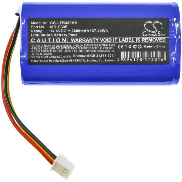 Батерия за прахосмукачка Blaupunkt BPK-VCBB1XB, V-tac VT-5555, Midea М4 LiIon 14,4V 2600mAh CAMERON SINO 3