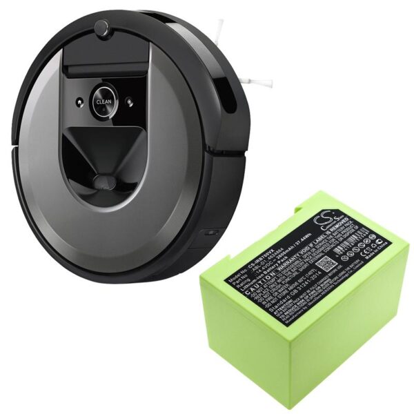 Батерия за прахосмукачка iRobot 5150, 7150, Roomba e5, Roomba i8 4624864 LiIon 14,4V 2600mAh CAMERON SINO 1