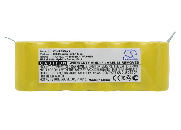 Батерия за прахосмукачка  iRobot APS 500 Roomba 500 , 530  NIMH 14,4V 4000mAh CAMERON SINO 1