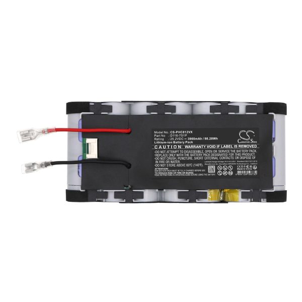 Батерия за прахосмукачка Philips Aqua Plus 8000 D116-7S1P  LiIon 25,2V 3900mAh CAMERON SINO 4