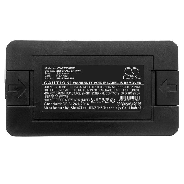 Батерия за прахосмукачка Rowenta 20-RS-RT900866, Explorer 20 , 40, 60  RS-RT900866 LiIon 14,4V 2600mAh CAMERON SINO 2