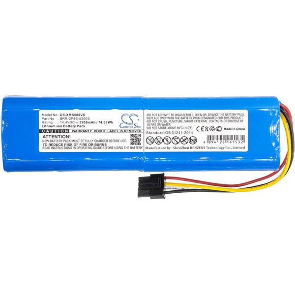 Батерия за прахосмукачка  XIAOMI  41717, BHR6363EU, Dreame D9, Roborock 1C LiIon 14,4V 5200mAh CAMERON SINO 3