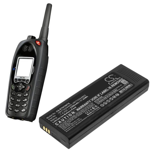 Батерия за радиостанция Cassidian P3G TPH700 HR7742AAA02 Liion  7,4V 2300mA Cameron Sino 2