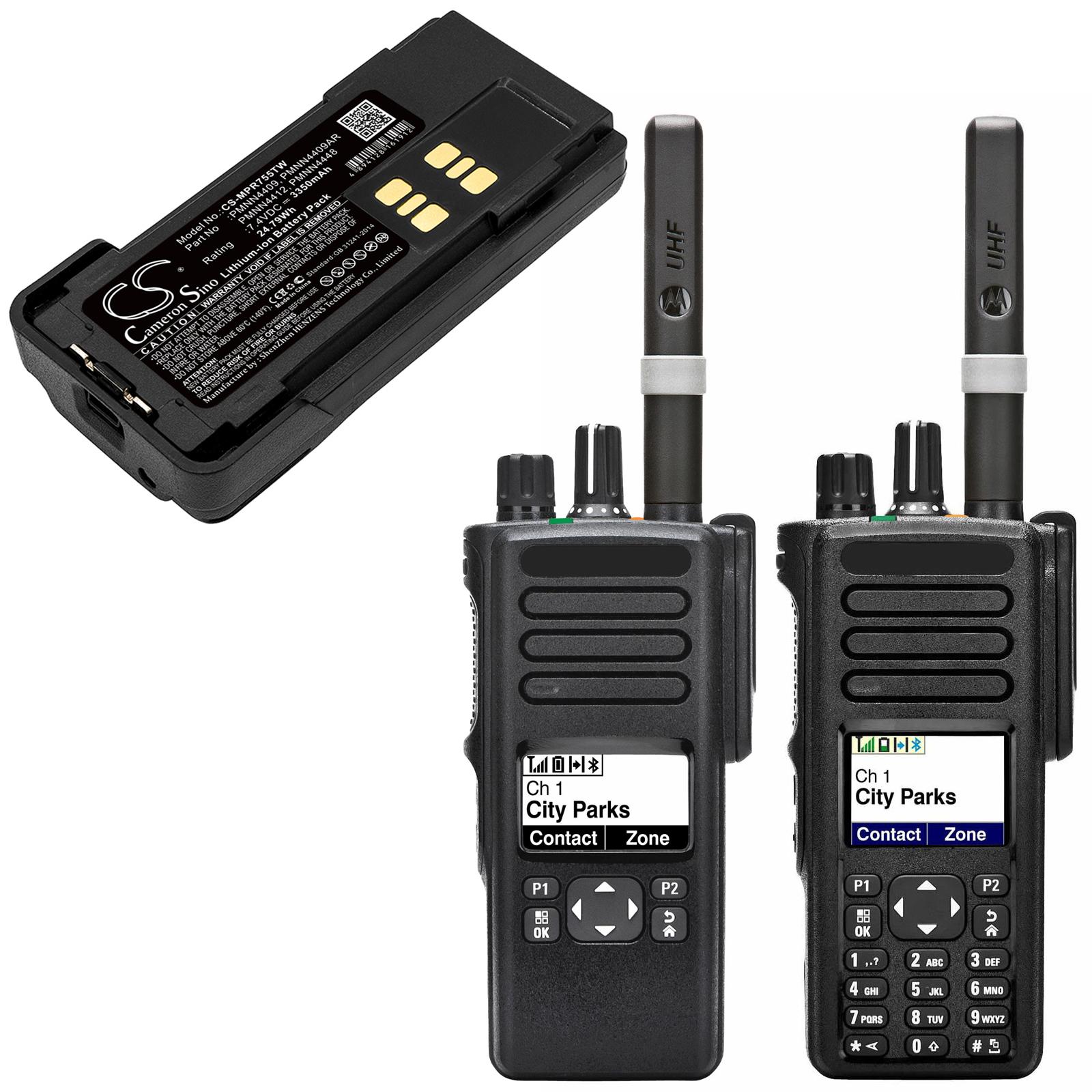 Батерия за радиостанция Motorola APX2000, DP2400, XPR 7350 Liion 7,4V 3350mA Cameron Sino 5