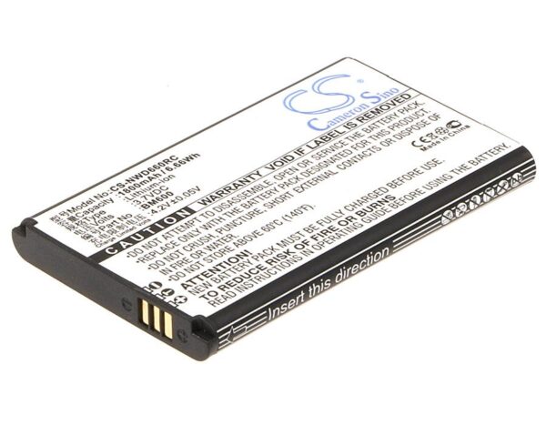 Батерия за рутер хотспот ZTE NUBIA WD660 6BT-R600A-0006 / BM600 / ZYXEL 3,7V 1800mAh CAMERON SINO 1