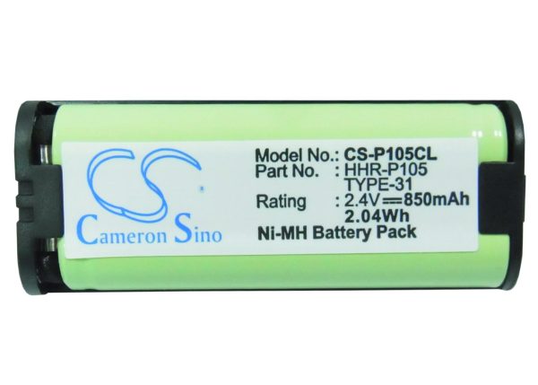 Батерия за телефон 2,4V 850mAh pack HHR-P105 за PANASONIC KX242  Cameron Sino 2
