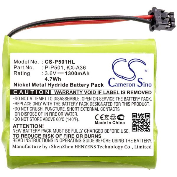 Батерия за телефон 3* АА 3.6V NiMH 1300mAh GPT392 KX-A36 Cameron Sino 1