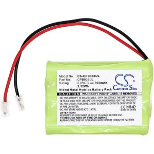 Батерия за телефон 3* ААА 3.6V NiMH 700mAh GPT207 /universal conector/ за Panasonic KX-TC1210  Cameron Sino 1