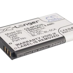 Батерия за телефон CAMERON SINO BL-5C, за Nokia 105 2700 3110 5130 6230 E50, 3.7V, 1200mAh 1