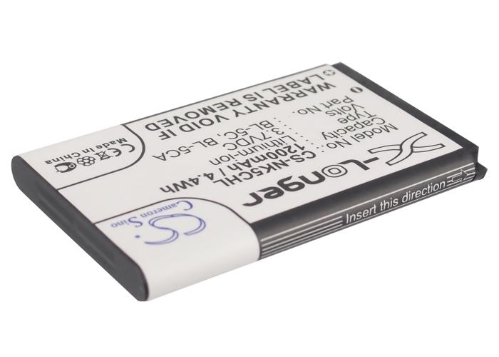 Батерия за телефон CAMERON SINO BL-5C, за Nokia 105 2700 3110 5130 6230 E50, 3.7V, 1200mAh 2
