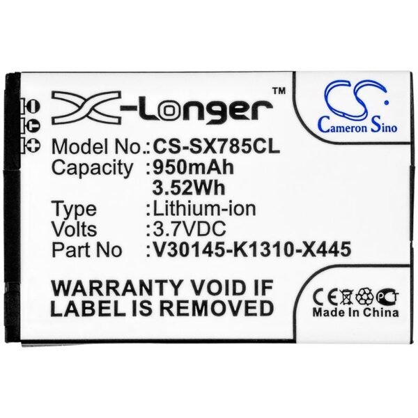 Батерия за телефон Siemens Gigaset SL780 3,7V 950mAh LiIon CAMERON SINO 1