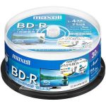 BD-R MAXELL, Single layer, Blu-Ray, 25 GB, 4x, Printable, 25 px. 1
