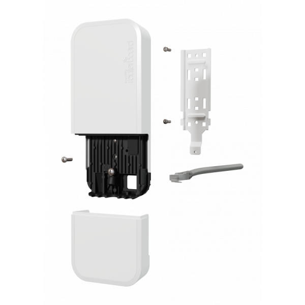 Безжичен Access Point MikroTik wAP ax - wAPG-5HaxD2HaxD, Външен, 2.4 GHz (574Mpbs)/5GHz (2400Mbps) 4