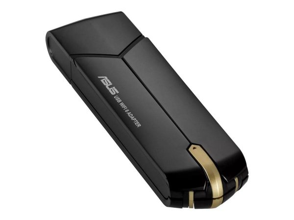 Безжичен адаптер ASUS USB-AX56 Dual Band AX1800 WiFi 6 802.11ax, USB 3.2 Gen1, вградена антена 3