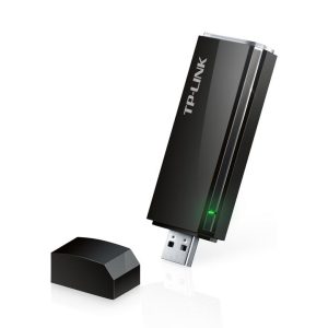 Безжичен адаптер TP-LINK Archer T4U, AC 1300, Dual band, USB 3.0, вградена антена 1