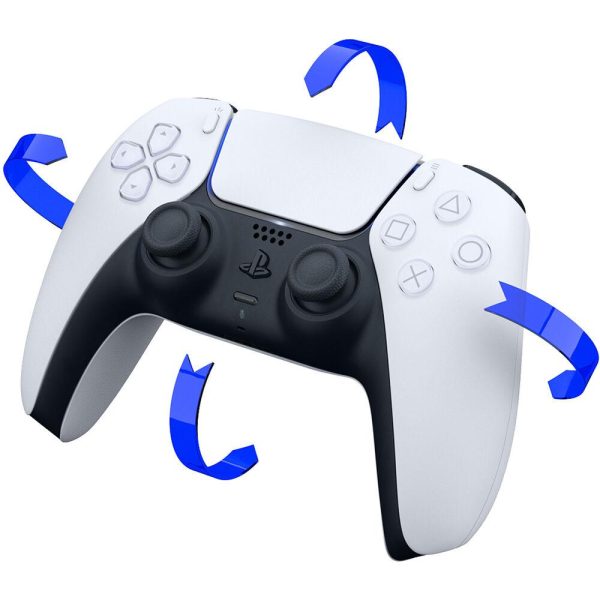 Безжичен геймпад Sony PS5 DualSense, Бял 5