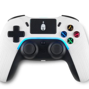 Безжичен геймпад Spartan Gear Aspis 4, за PC и PS4, Бял 1