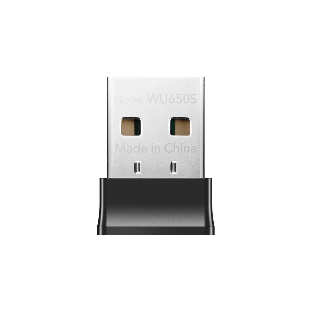 Безжичен нано адаптер Cudy WU650S, USB 2.0, 2.4/5 Ghz, Вградена антена 2dBi 2