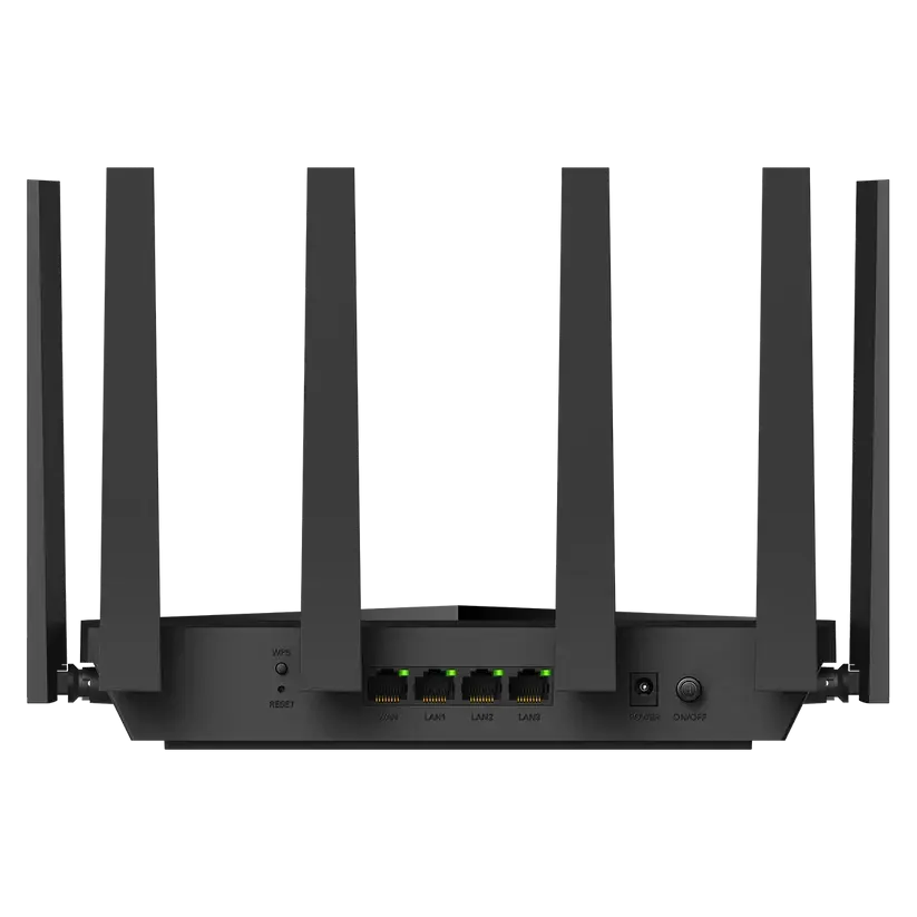 Безжичен рутер Cudy WR11000, BE11000 Tri Band Wi-Fi 7, 4x2.5Gbps порт, 6x5dBi антени 2
