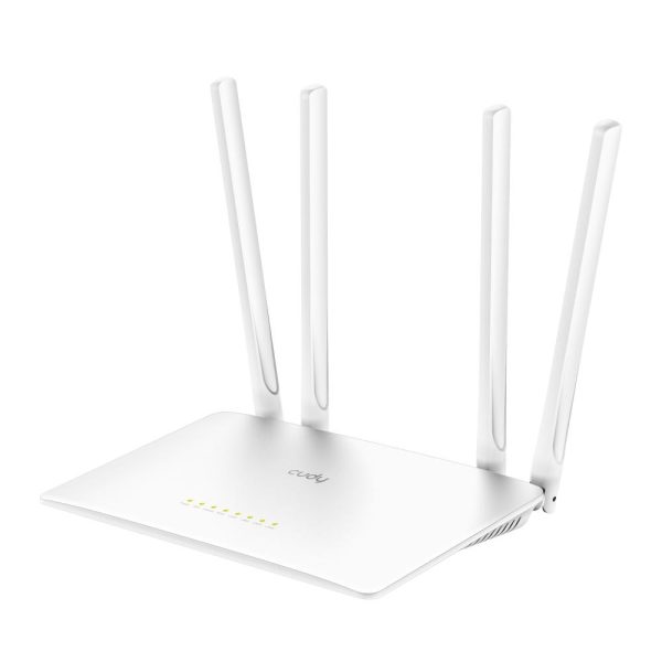 Безжичен рутер Cudy WR1200, V2.0, 2.4/5 GHz, 300 - 867 Mbps, 10/100/ 1